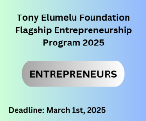 Tony Elemelu Flagship Entrepreneuship-Program